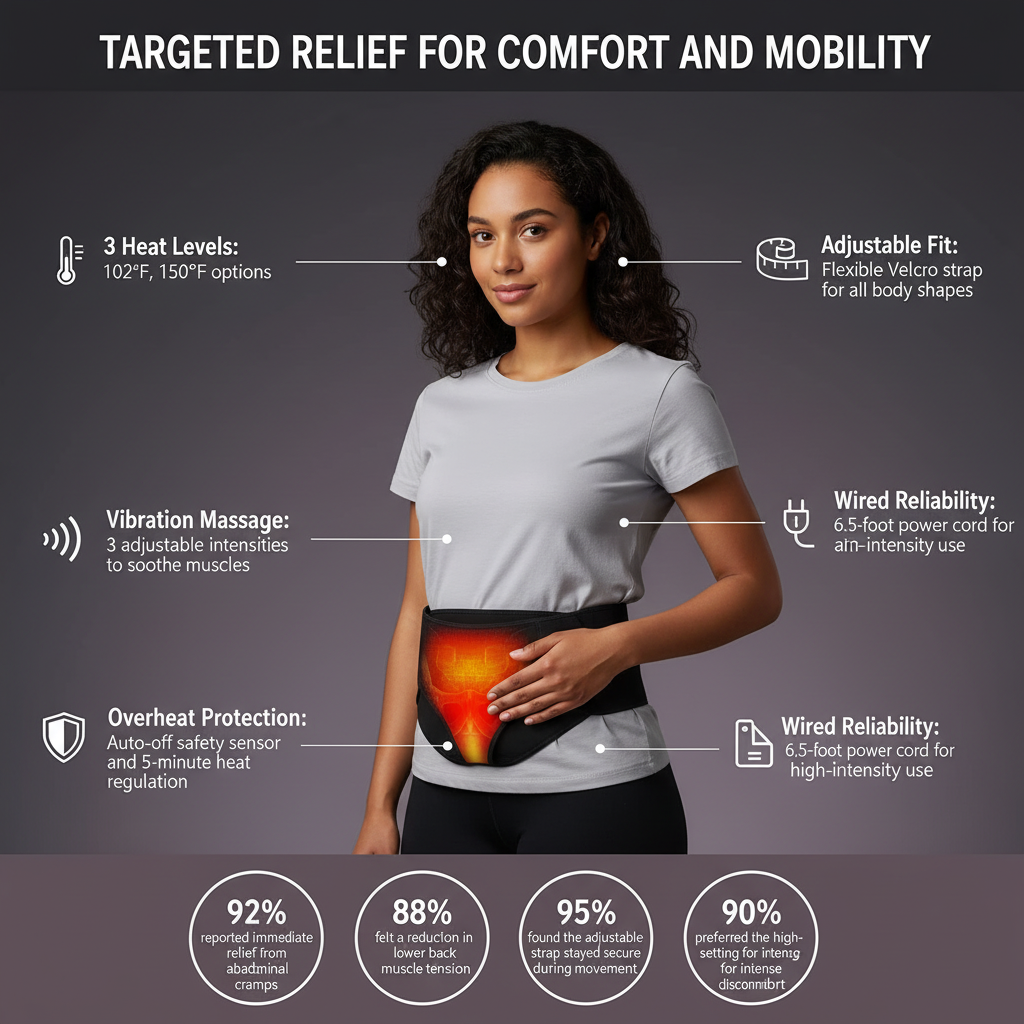 Portable Period Cramp Relief Heating Pad